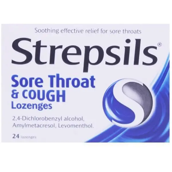 Strepsils Sore Throat & Cough - 24 Lozenges